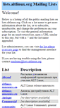 Mobile Screenshot of lists.altlinux.org